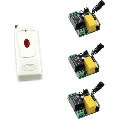 Wireless Remote Control Switch Remote Light Power Switch Remote ON/OFF Radio Output 220V Relay Wireless Receiver + Transmitter