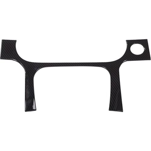 Car ABS Carbon Fiber Dashboard Decoration Frame Cover Trim for Land Rover Discovery Sport 2015-2019