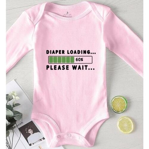 New Born Baby Items Diaper Loading Children Jumpsuits Newborn Girl Outfit Cotton Rompers Winter Clothes for Toddler Girls