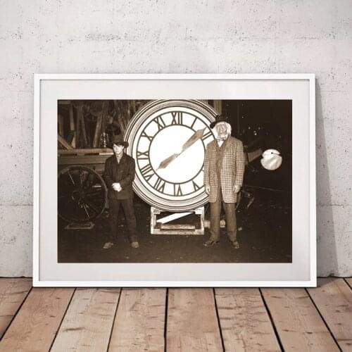 Back To The Future Canvas Painting Poster Classic Movie Film Retro Photo Wall Art Picture Cuadros for Living Room Home Decor