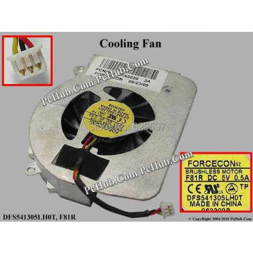 Laptop CPU COOLING COOLIG FAN FOR LG LGR48 R460 R480 Ksb05105ha DFS541305LH0T F81R FCN44QL3FA0020