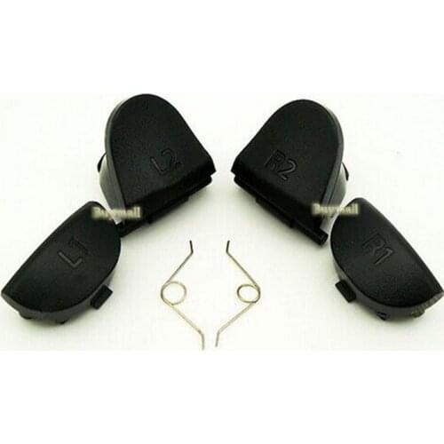 L1 R1+L2 R2 with Spring Trigger Buttons Controller Gamepad Repair Parts For Sony PlayStation Dualshock 4 PS4 Replacement