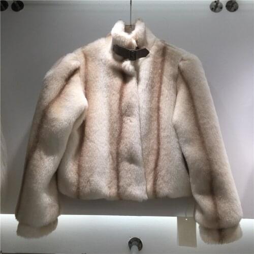 Nanshiyser Fur Coats With Collar