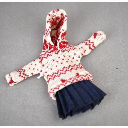 30cm Doll Dress Fashion Casual for Blythe doll suit for licca For Barbie Doll Accessories Baby Toys Best Girl' Gift