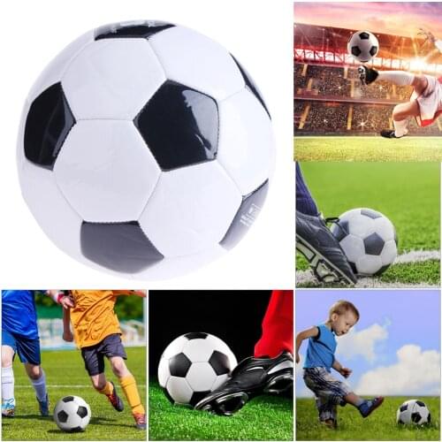 Professional Size Soft Classic NO.3 Black White Standard Size Soccer Training Student Team Training Children Sports Match Soccer