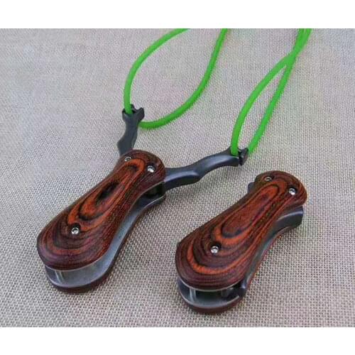 Folding Sling Shot Slingshots High Velocity Hunt Brace Bow Outdoor Hunting Folding Slingshot Childrens Toy Games