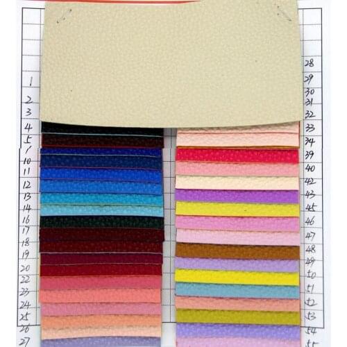 1.6mm super thick wholesale color edge embossed pattern artificial leather fabric for luggage bags sofa car seat