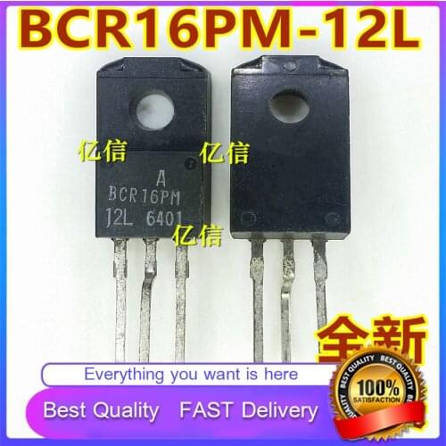 10Pcs/Lot New Original BCR16PM-12L 600V16A TO220F BIDIRECTIONAL Triode Thyristor Thyristor Good Quality