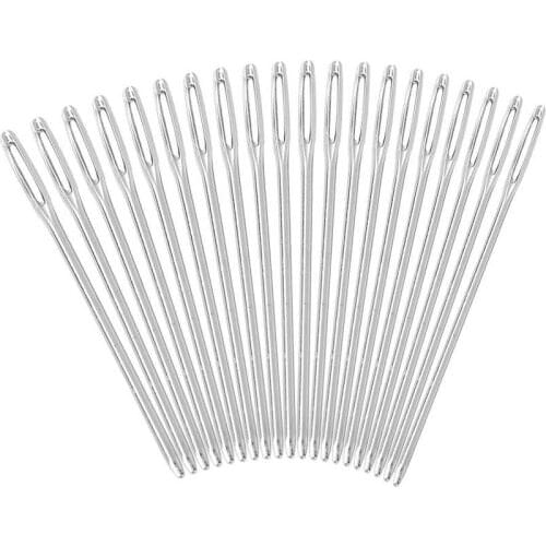 20x52mm Large Eye Blunt Needles Wool Hand Knitter for Yarn Sewing Darning Needle