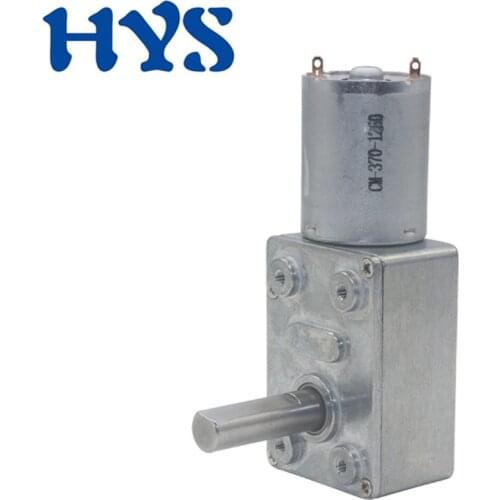 Worn Gear Motor DC 6V 12V 24V Shaft Length 25mm Electric Moteur 12 Volt V Speed Reducer 6rpm To 210rpm PWM Reversed JGY370