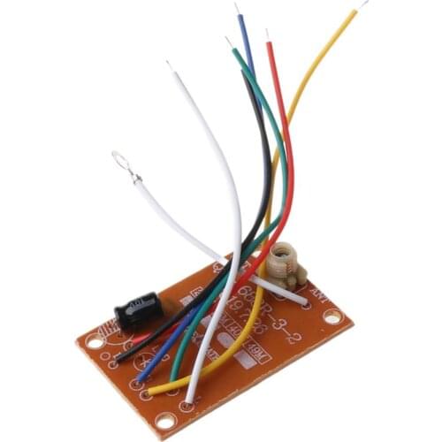 4CH RC Remote Control 27MHz Circuit PCB Transmitter and Receiver Board with Antenna Radio System for Car Truck Toy B36E