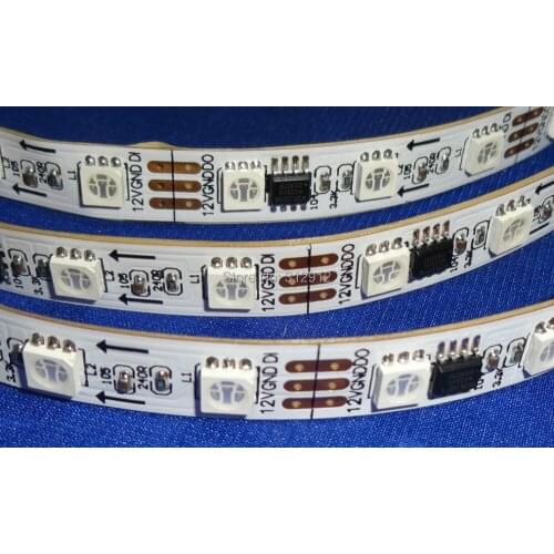 5m DC12V 60leds/m 20pcs ws2811 ic/meter(20pixels) led digital strip;IP33;non-waterproof