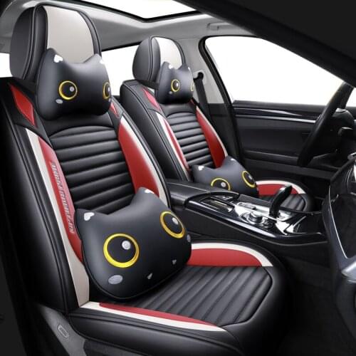 Black Car seat cover for mitsubishi carisma pajero 4 l200 lancer x outlander xl 3 eclipse cross colt space star car seat covers