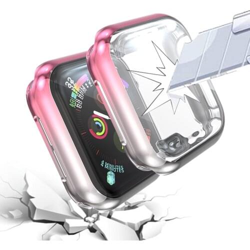 Bumper Protective Case for Apple Watch Cover Series 6 SE 5 4 3 2 1 38MM 42MM For Iwatch 6 5 4 40mm 44mm watch band strap