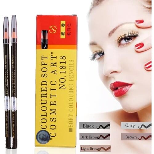 1Pcs Black Microblading Eyebrow Pen Skin Marker Pen Permanent Makeup Eyebrow Tattoo Pen Pencil Positioning Eyebrow Marker Liner