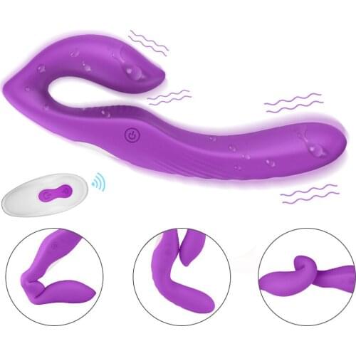 Penetration Strap-on Dildos Toys Dildo Vibrator Sex Toys for Couples Lesbian Anal massager Strapless Strapon Double Vibrating