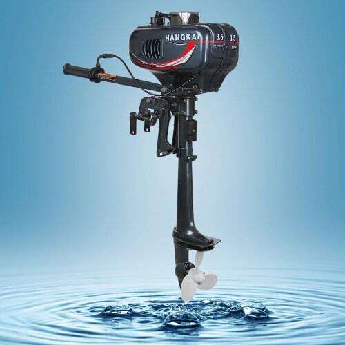 Good Quality Hangkai 2-stroke 3.5HP boat engine outboard motors watercooled 100% full warranty