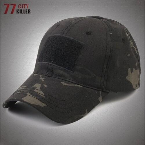 Outdoor Sport Caps Men Camouflage Airsoft Hunting Hiking Tactical Hat Men Camo Military Adjustable Snapback Cycling Baseball Cap
