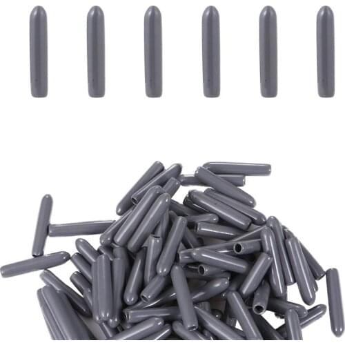 200PCS Dishwasher Rack Caps Tip Tine Cover Cap Flexible Round End Caps Dishwasher Tip Protective Cap Set (Grey)