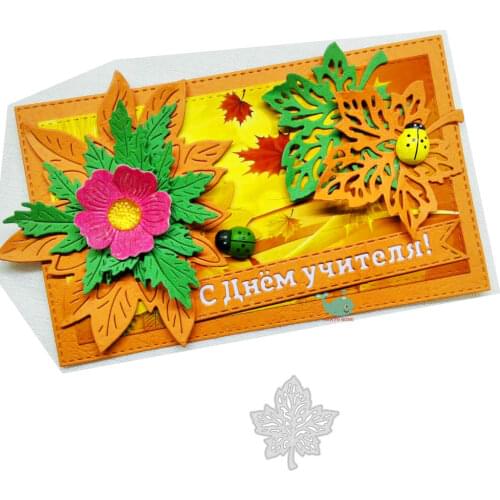 Leaf Frame Metal Cutting Dies Scrapbooking Stencils for Album Paper DIY Gift Cards Decoration Embossing Mold Dies New 2020