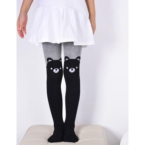 Cute Cartoon Tights for Girls Autumn Baby Girls Tights Soft Cotton Children Pantyhose Toddler Girl Winter Clothes