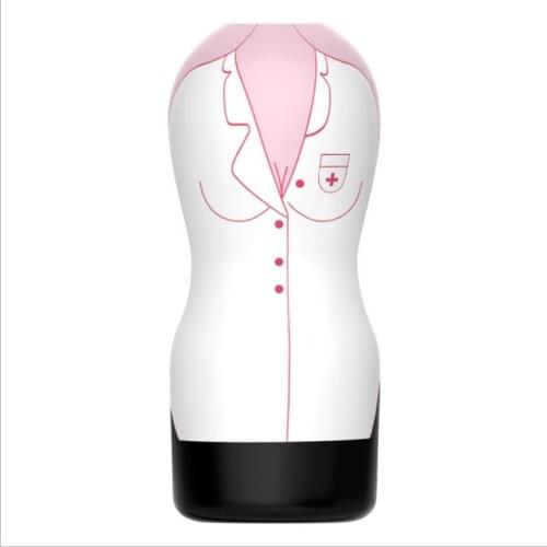 Male Masturbator Cup Realistic Tip of Mouth Vagina Pocket Pussy Blowjob Stroker Vibrating Oral Sex Toy S0470