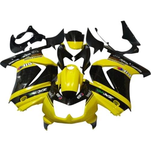 Body kit fairings for Kawasaki ninja EX250 250R 12 13 14 injection molding fairing kit yellow 08 09 08-14 LX67