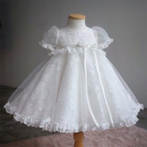 Baptism Dresses For Baby Girls Lace Princess Girls Dress 1st Birthday Party And Wedding Kids Dresses For Girl Girls Ball Gown