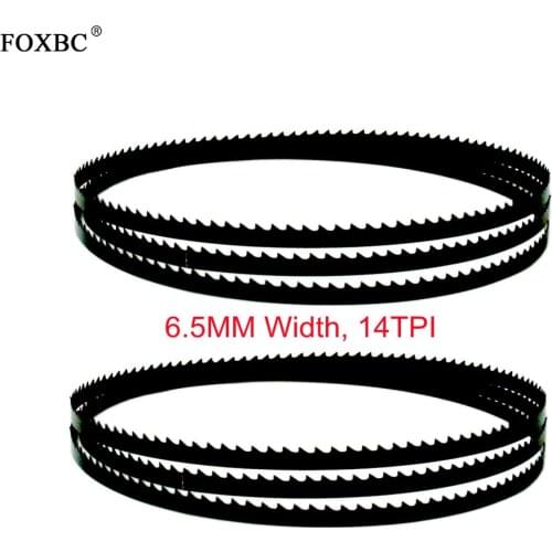 FOXBC 1486/2095/2369/2895/3430mm Bandsaw Blades 14TPI for Scheppach BASATO 1 6.5MM Width Carbon Band Saw Woodworking Tools 2PCS