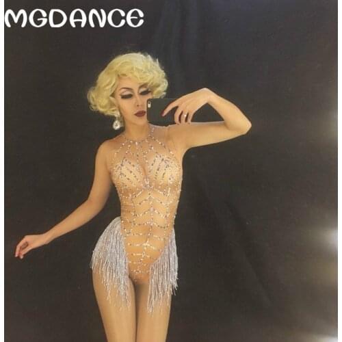 Rhinestone Womens Evening Trouser Overalls