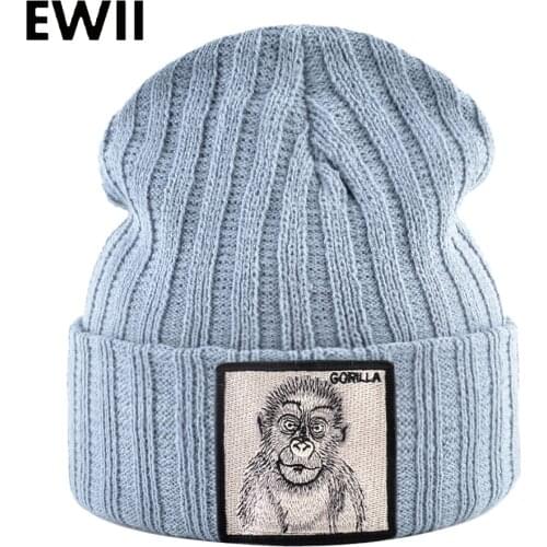 Mens Winter Beanie Hats For Women Skullies Beanies Thick Warm Knit Hat Unisex Animal Caps Fashion Casual Cap chapeu masculino