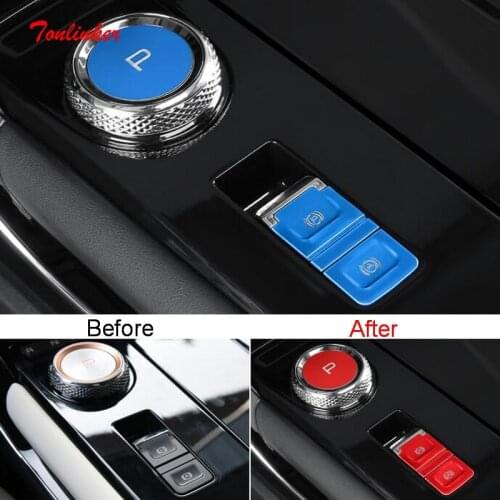 Tonlinker 4 PCS Stainless Steel Interior Trim Door Hand-clasping Ring Stickers for Chevrolet Cruze Sedan Hatchback Accessories