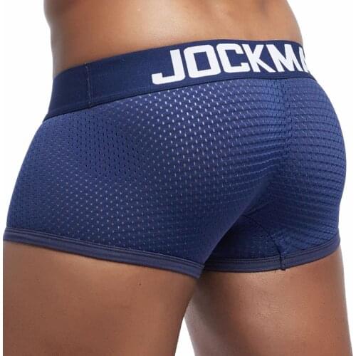 Sexy Boxer Men Underwear Gay Mesh Boxer Homme Breathable Cuecas Masculinas U Convex Pouch Calzoncillos Hombre Slip Boxershorts