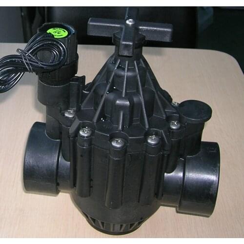 ZANCHEN 24v ac BSP 2 inch Water Plastic Solenoid Valve for Irrigation with Flow Control