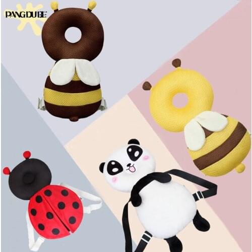 Baby Head Protection Baby Room Decor Head Protector for Baby Pillow Cute Animal Kid Anti-fall Head Protection Harness Headgear