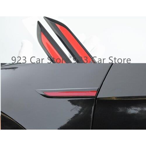 1 Pair ABS Side Fender Badge left + Right Fender Wing Emblems for VW 2021 Golf 8 PRO MK8 Gof 7/7.5 MK7 MK7.5 GTI MAGOTAN B8.5