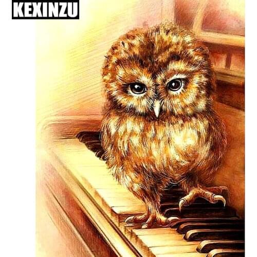 Diamond painting full drill resin square-owl-diy Cross stitch handcraft work Diamond embroidery Mosaic decoration