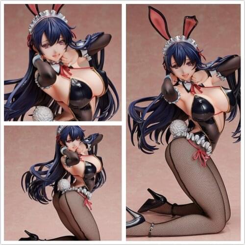 Anime Sexy Girls Figure BINDing Ayaka Bunny Ver. 1/4 Scale Painted PVC Action Figure Collectible Model Adult Doll Toys Gift 35cm
