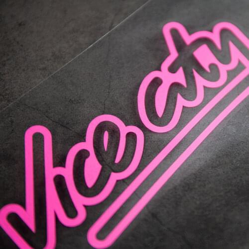 Car Styling Motorcycle Language Computer Cases Decal for Game Classic Anime Vice City