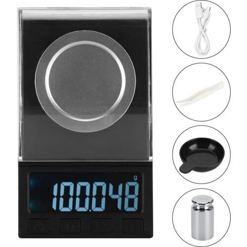 Digital Weight 100g / 0.001g LCD Mini Electronic Kitchen Digital Food Jewelry Scale Weight Measuring Tool