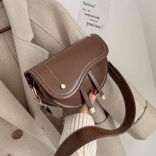 Saddle Small Bag 2021 New Wave Autumn And Winter Korean Fashion Wild Ins Net Red Retro Single Shoulder Messenger Female Bag