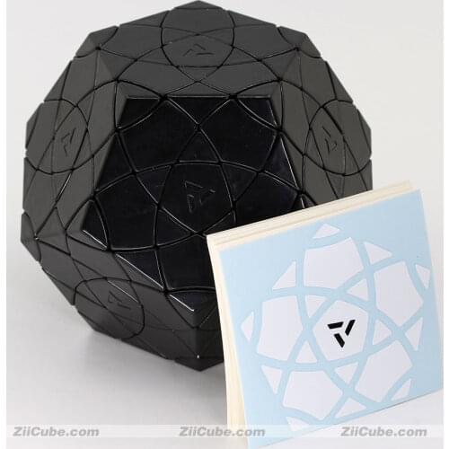 Mf8 Magic Cube AJ Red Cotton Dodecahedron Cube Bauhinia Megaminxeds Ziicube Magic puzzles Professional Educational Gam Toys