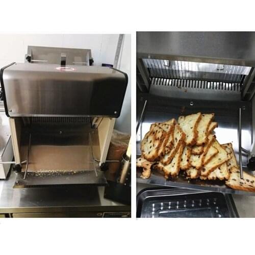 220V Multifunction Automatic Electric Bread Slicer Machine Commercial 31 pieces Sliced Bread Maker Square Packet Toast Slicer