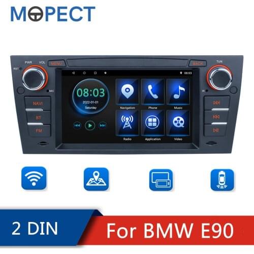 Mopect 7inch Car Radio Android 9 Multimedia Player Stereo GPS Navigation For BMW 3 Series E90 E91 E92 E93 Wifi Bluetooth SWC DAB