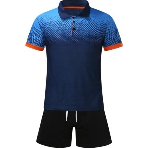 51# Mens 2 Pieces Set Printing Male Polo Suit Sportsweartracksuit Set Men 2021 Summer Casual Short Sleeve Shirt + Shorts Set