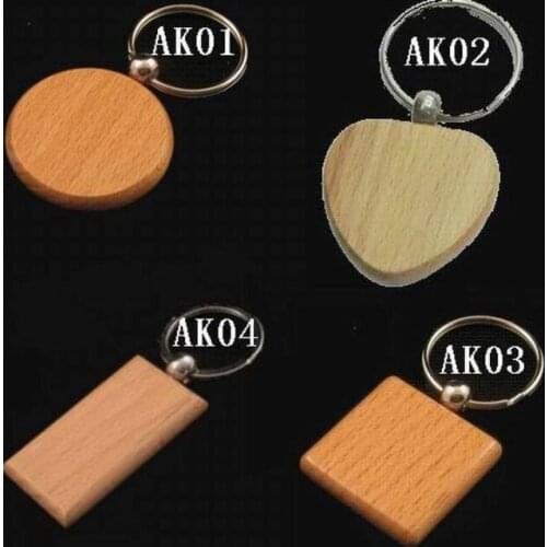 Wholesale 500pcs Blank House Wooden Key Chain DIY Promotion Customized Key Tags Promotional Gifts - Free Shipping SL6098