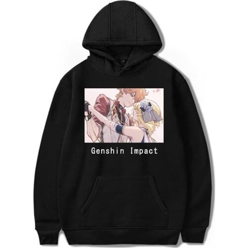 Genshin Impact casual Cool Print Streetwear Hot Game Hoodies Size Fashion Hip Hop Fashion Top Graphic Women/Men Plus Sweatshirts