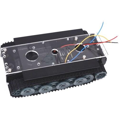 Rc Tank Smart Robot Tank Car Chassis Kit Rubber Track Crawler for Arduino Diy Robot Toys for Children