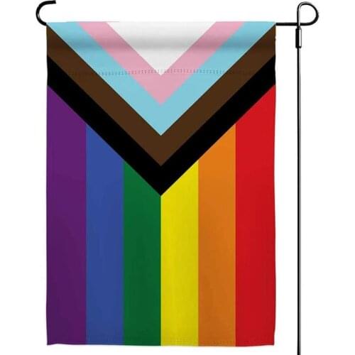 LGBT Rainbow Garden Flag Gay Pride Flags Hanging Flag For Garden Home Decoration Decoration
