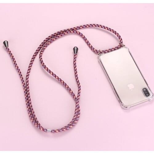 Strap Cord Chain Phone Travel Necklace Lanyard Mobile Phone Case for Carry Cover to Hang For iPhone 11 Pro XS Max XR X 8Plus
